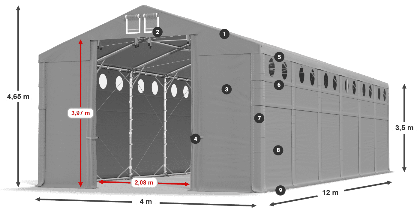 MFRO 620 PVC legenda 3,5 m
