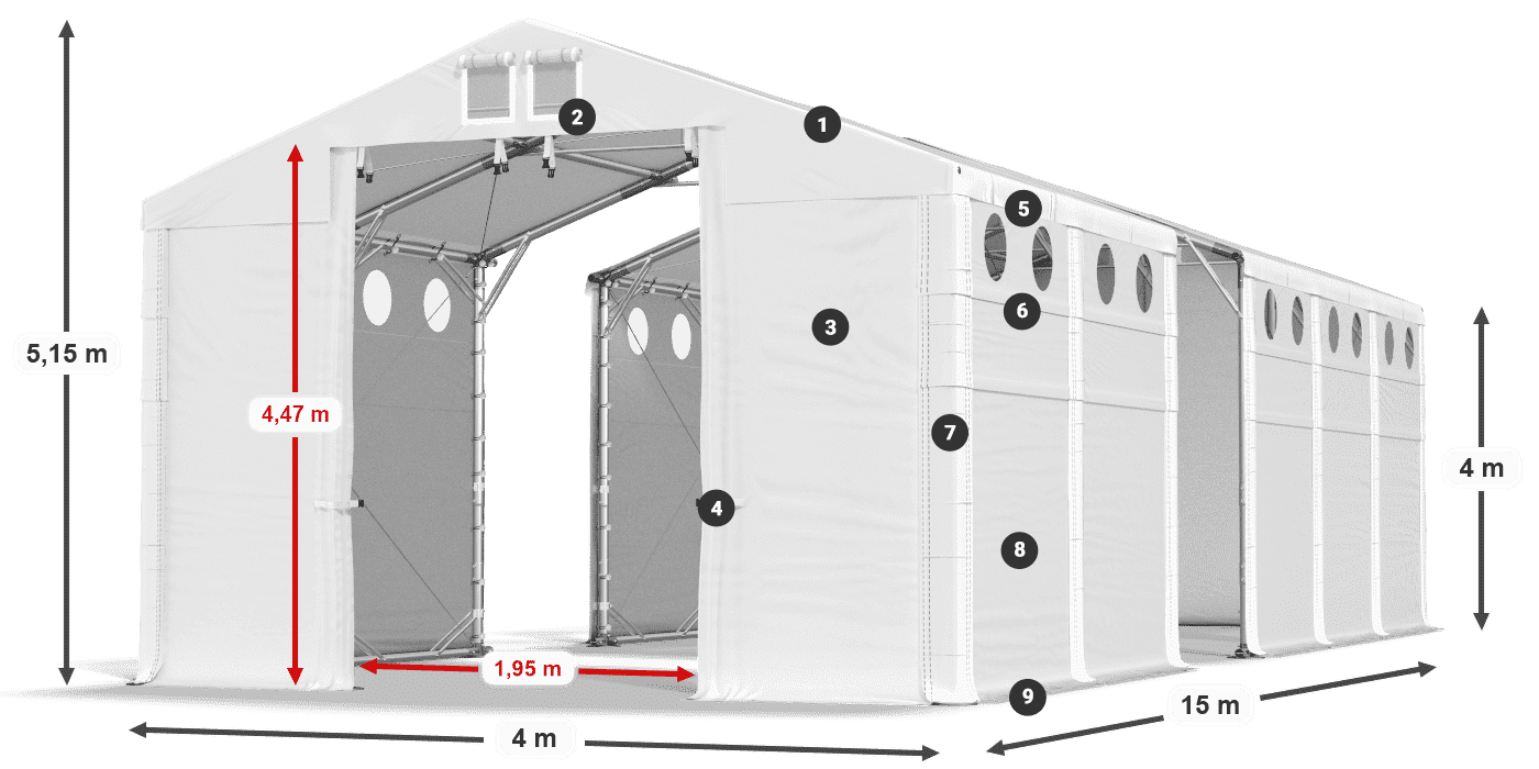 MFRO 620 PVC legenda 4 m