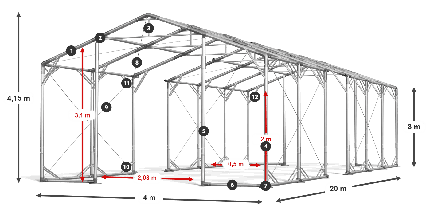 POLAR PLUS legenda 2,5-4 m