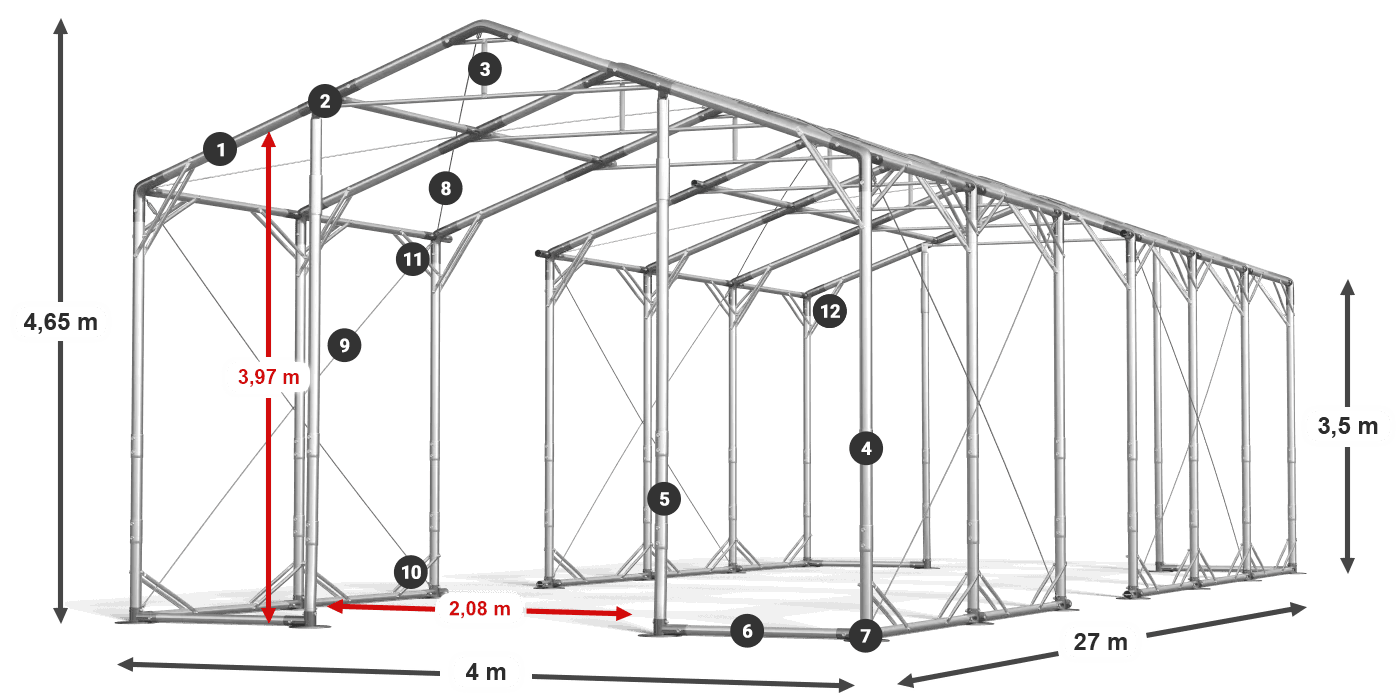 POLAR PLUS legenda 2,5-4 m