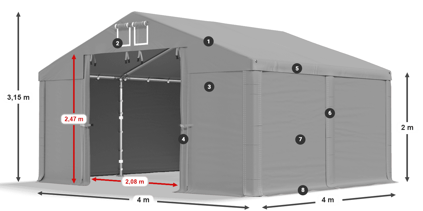 MFR 620 PVC legenda 2m