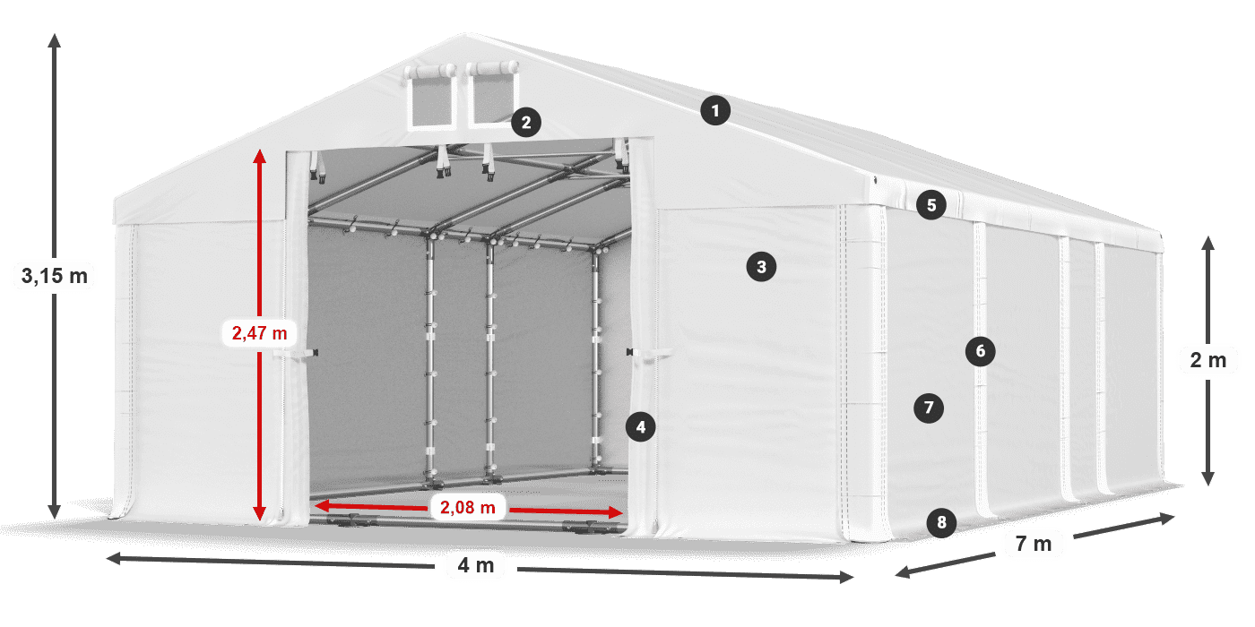 MFR 620 PVC legenda 2m
