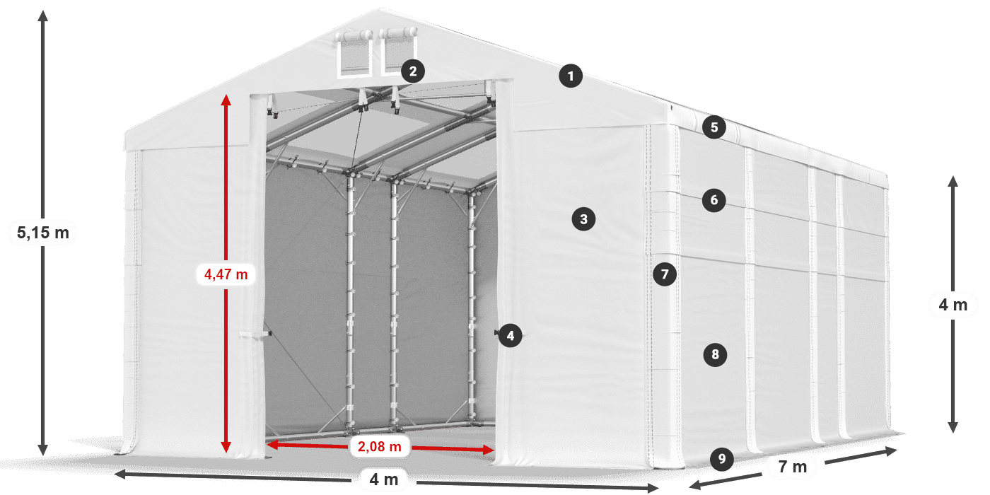 MMST 580 PVC legenda 4 m