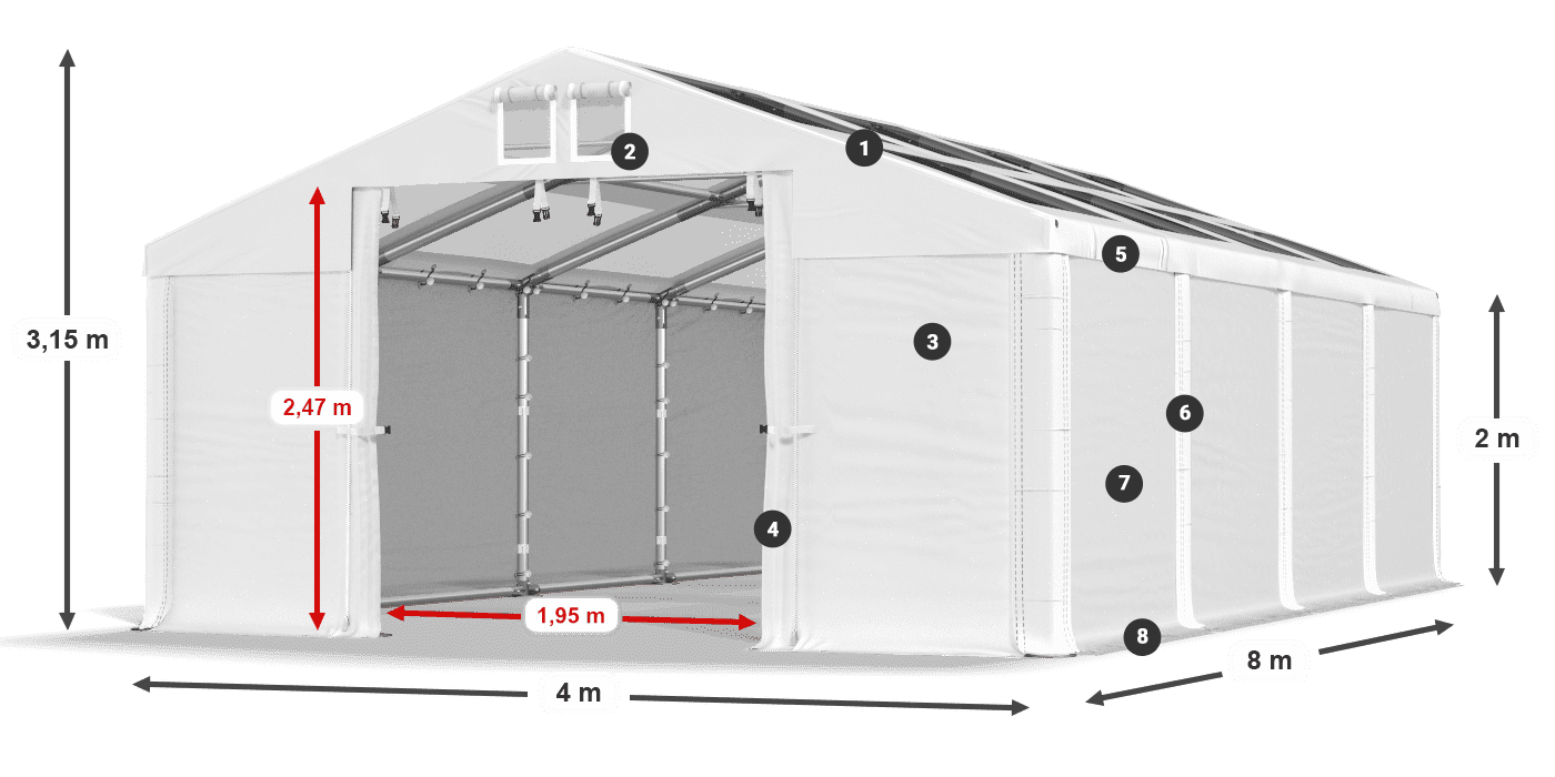 MMST 580 PVC legenda 2m