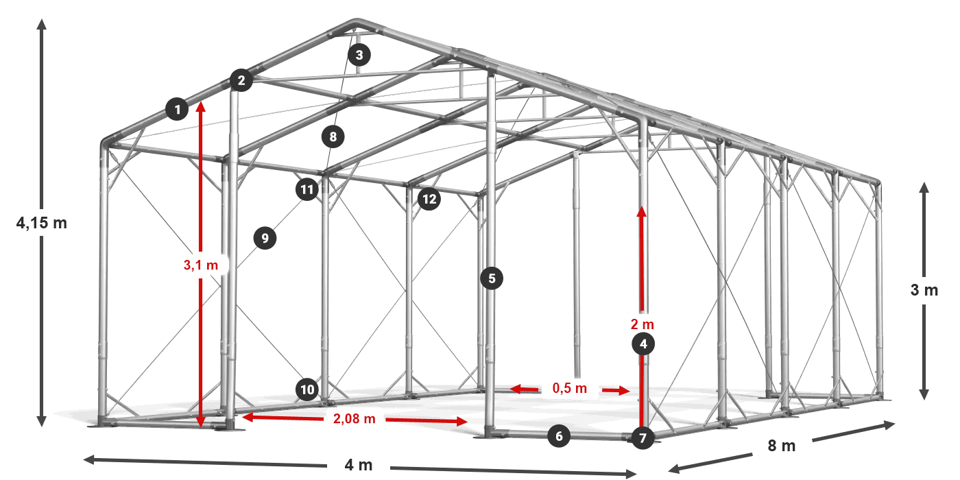 POLAR legenda 2,5-4 m
