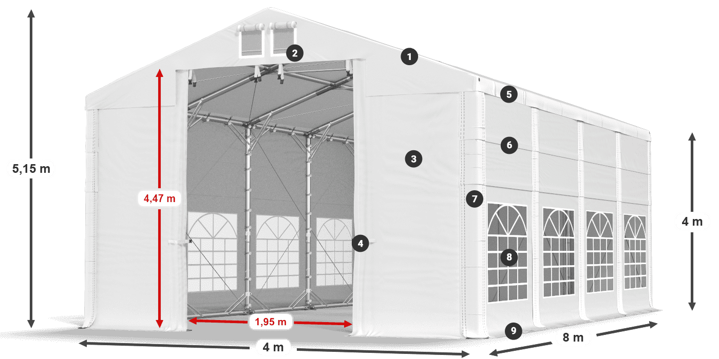 ISD 560 PVC legenda 4 m