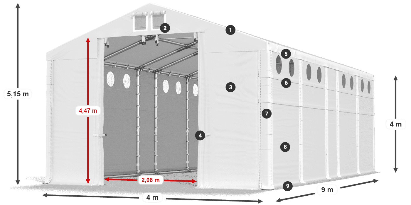 MFRO 620 PVC legenda 4 m