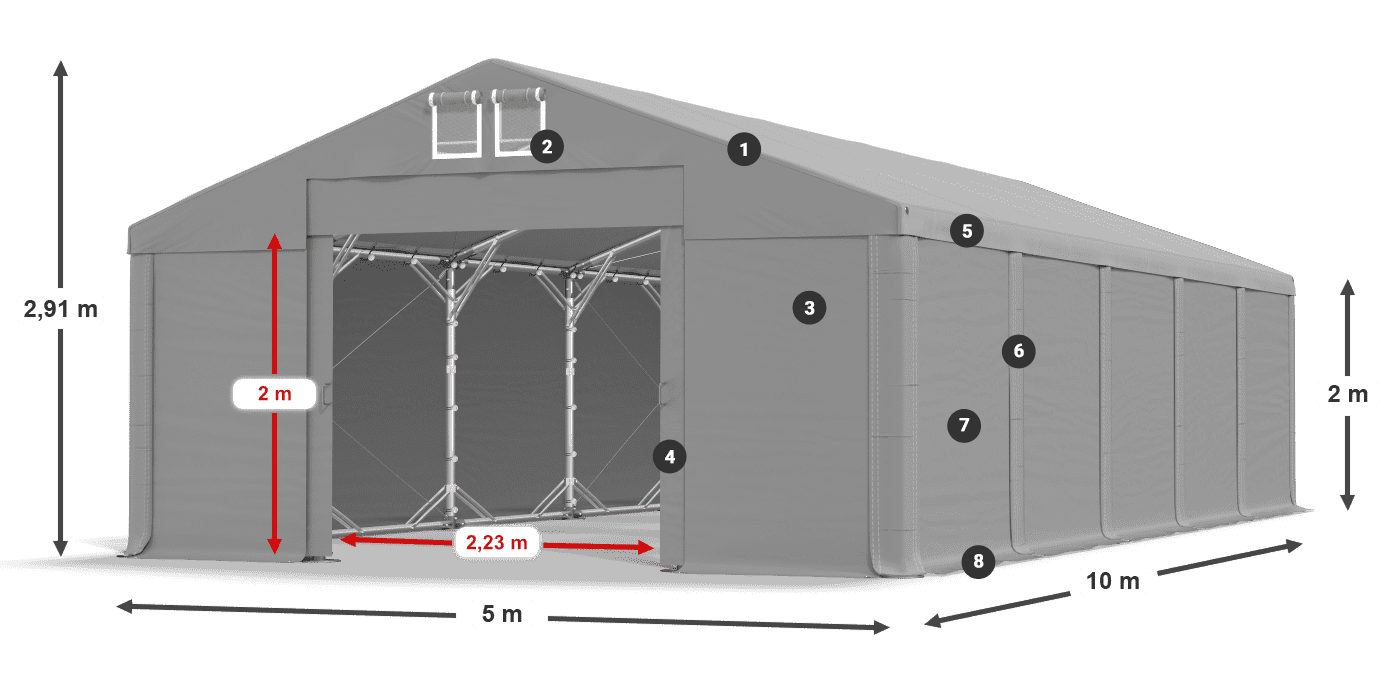 MFR 620 PVC legenda 2m