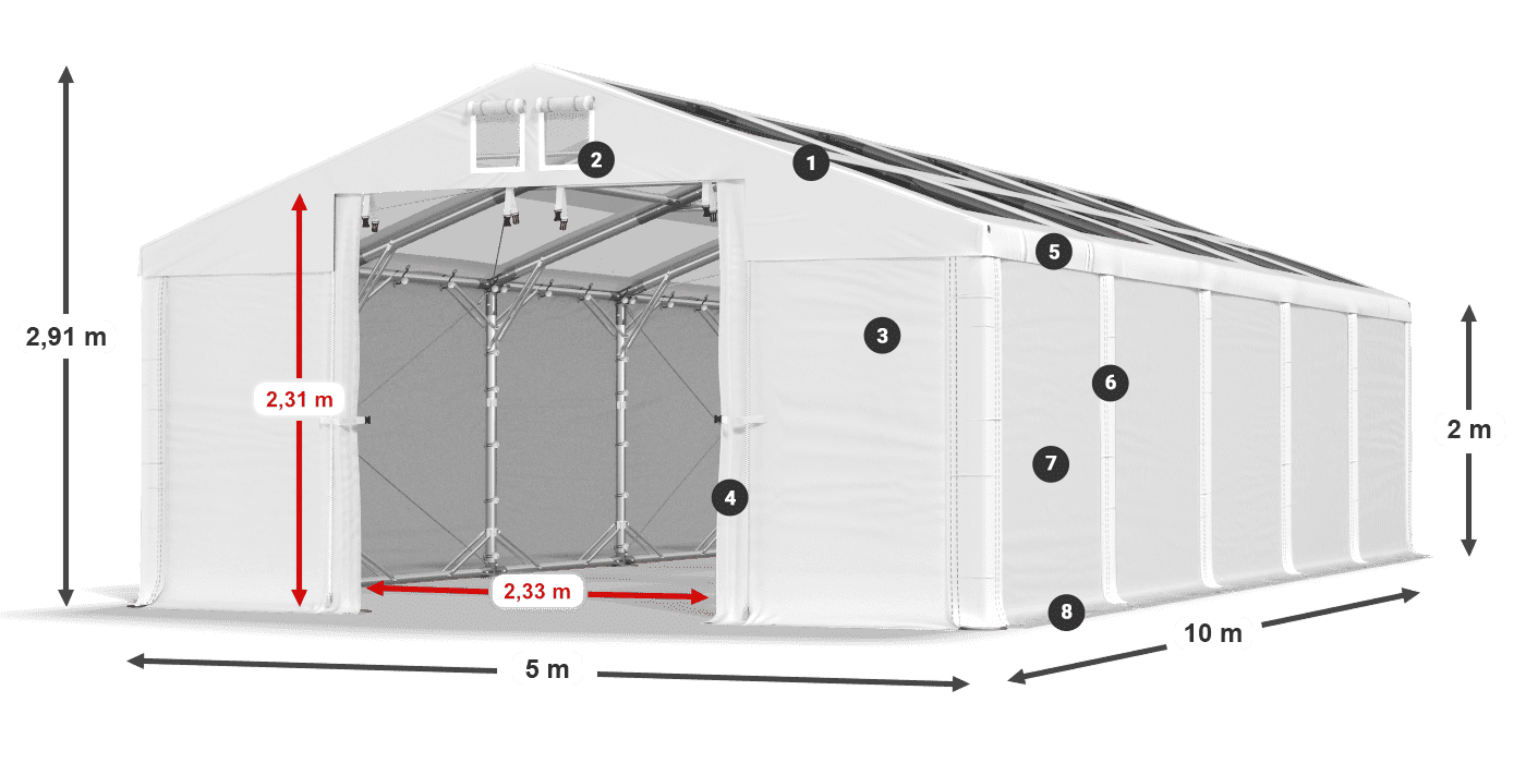 MMST 580 PVC legenda 2m