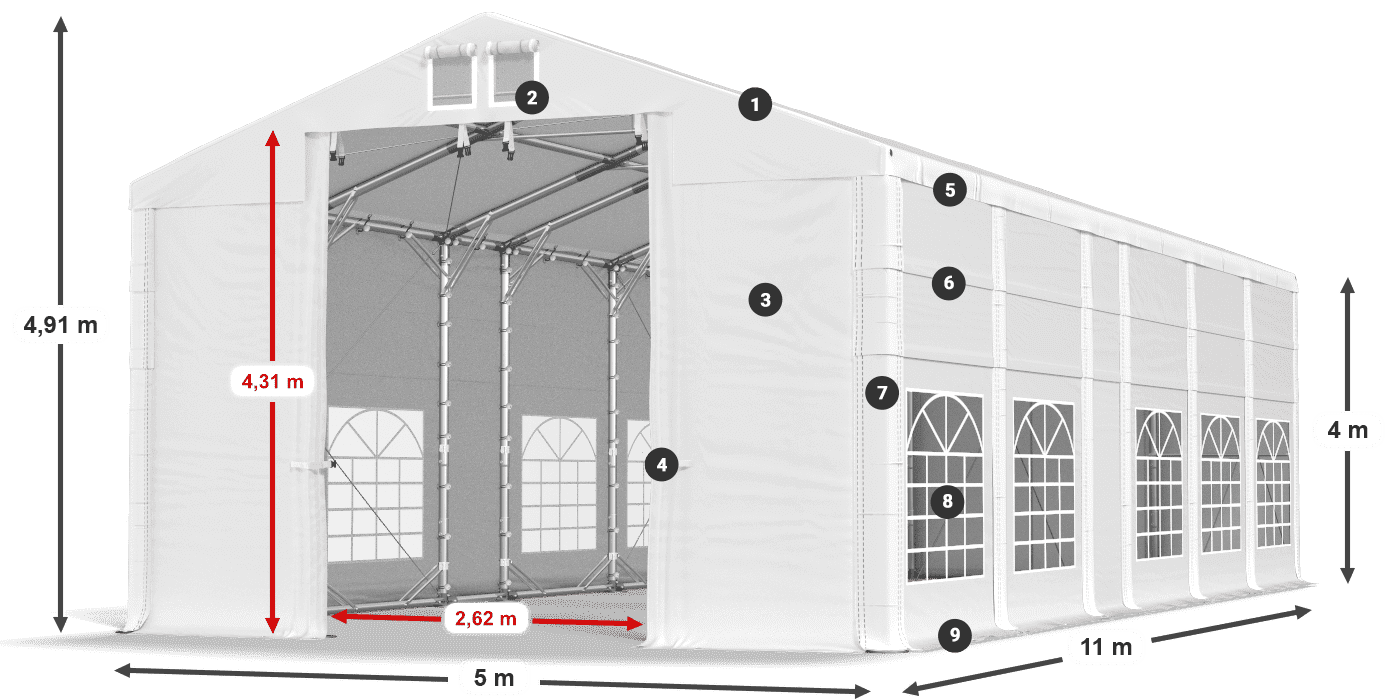 IFR 620 PVC legenda 4 m