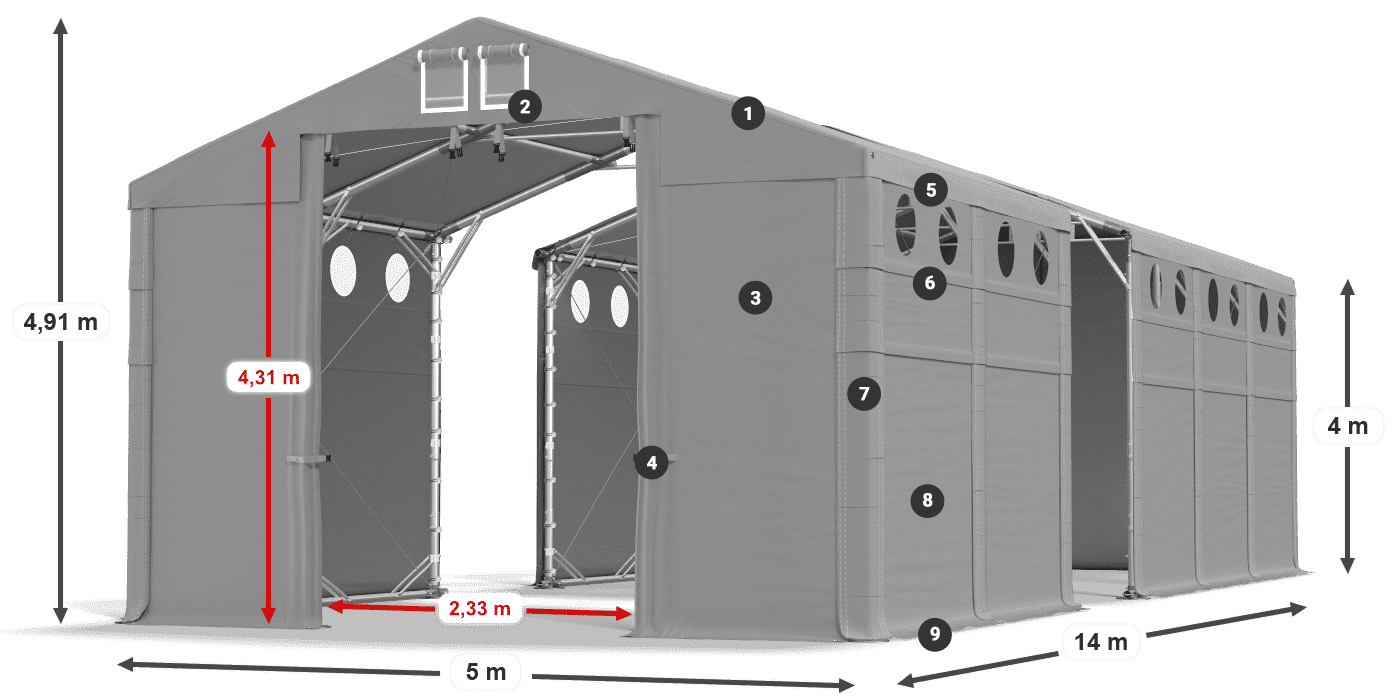 MSDO 560 PVC legenda 4 m