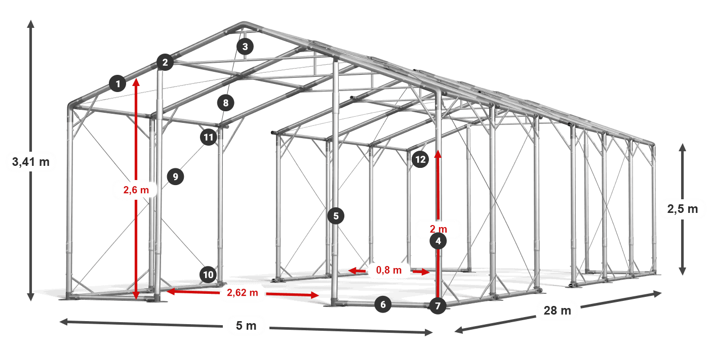 POLAR legenda 2,5-4 m