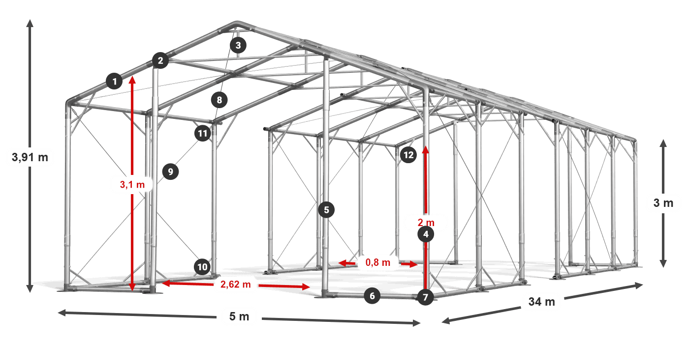 POLAR legenda 2,5-4 m