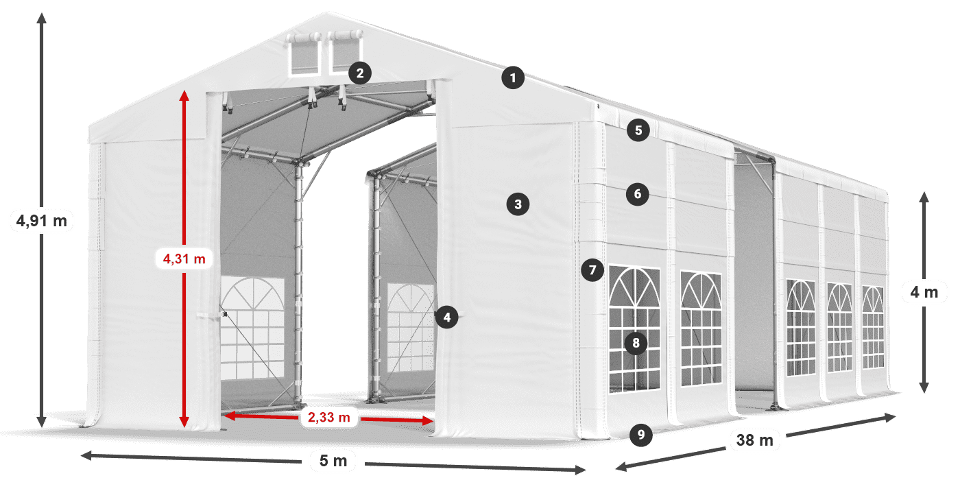 ISD 560 PVC legenda 4 m