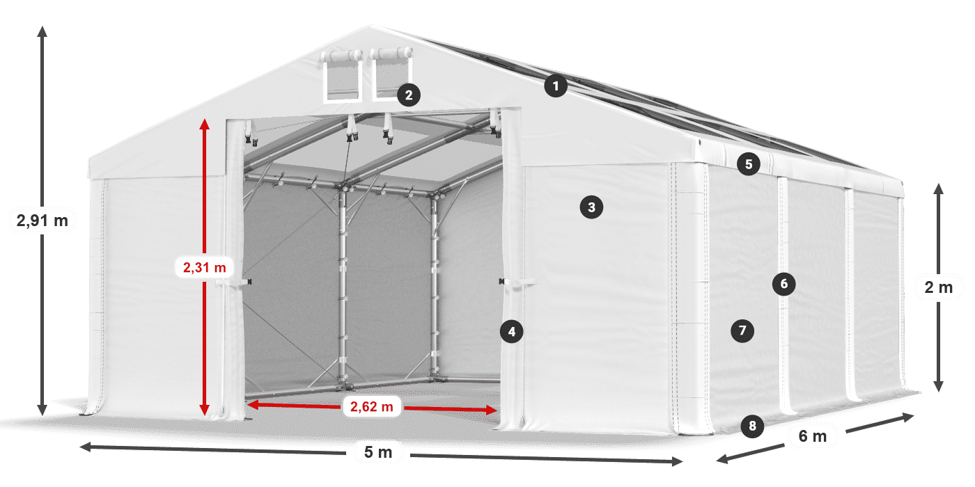 MMST 580 PVC legenda 2m