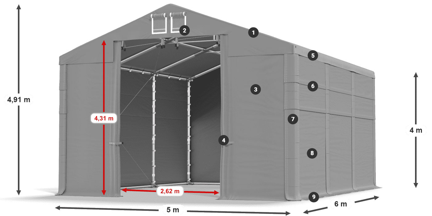 MFR 620 PVC legenda 4 m