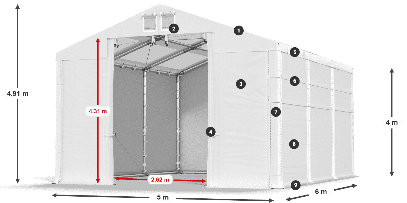 MMST 580 PVC legenda 4 m