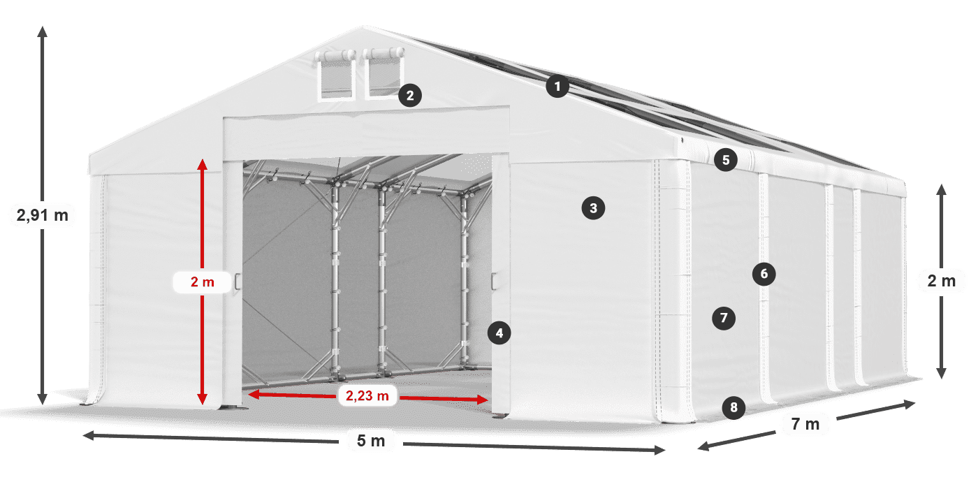 MMST 580 PVC legenda 2m