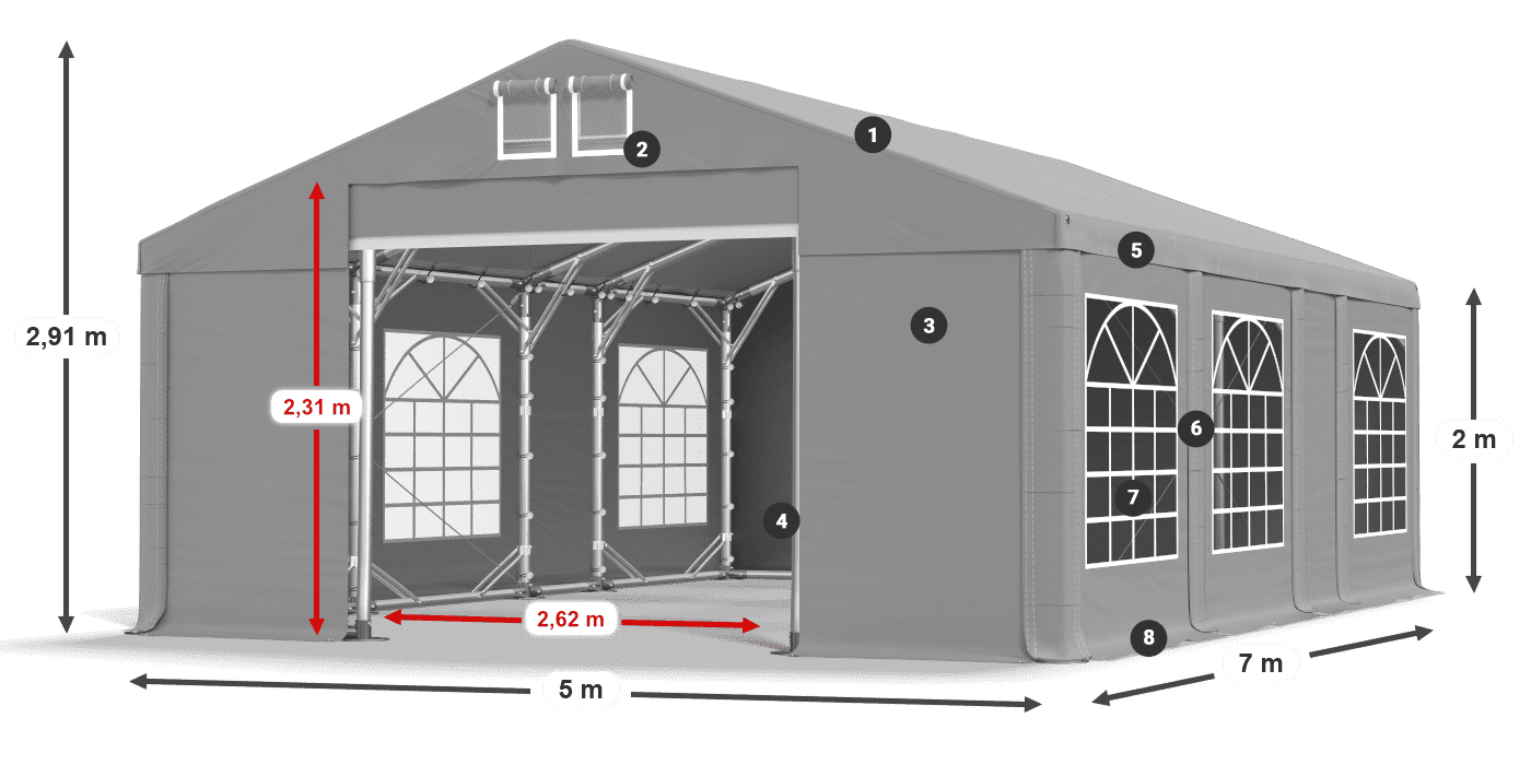 IMS 580 PVC legenda 2m