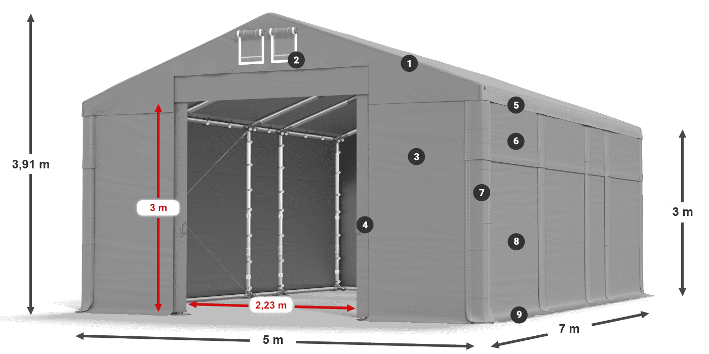 MFR 620 PVC legenda 3m