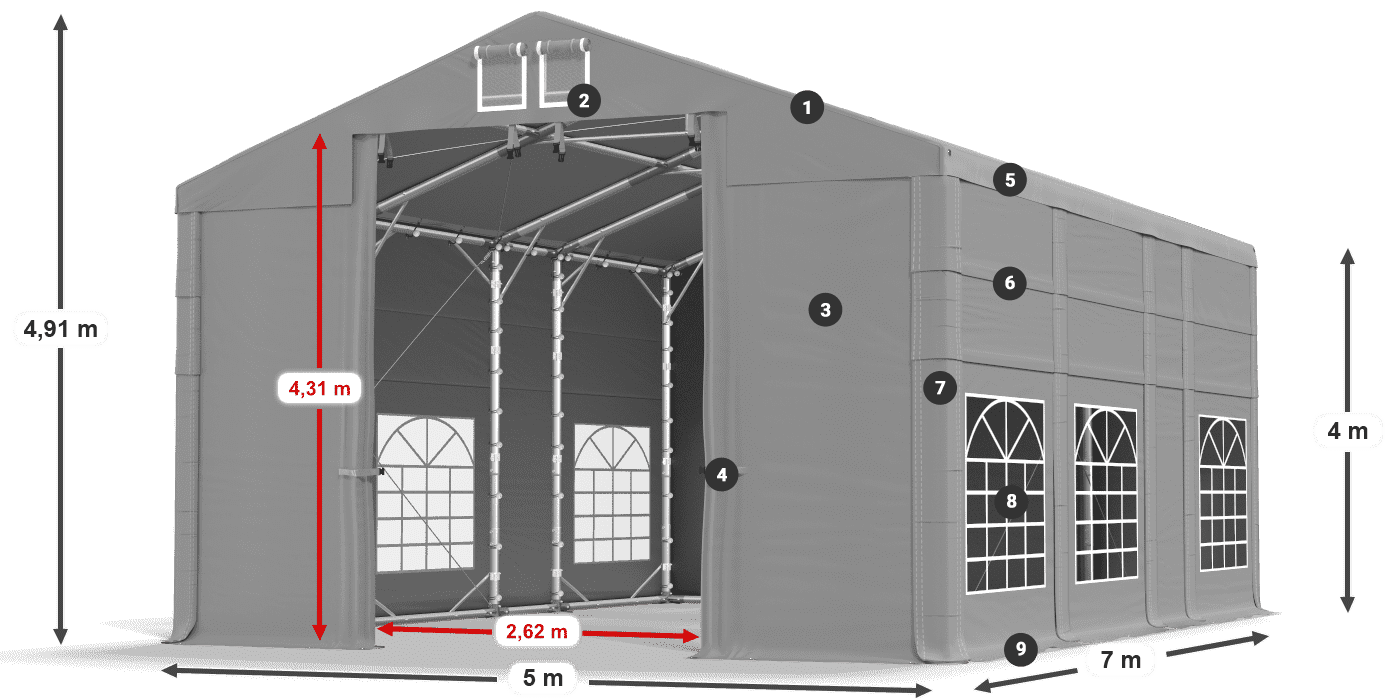 IMS 580 PVC legenda 4 m
