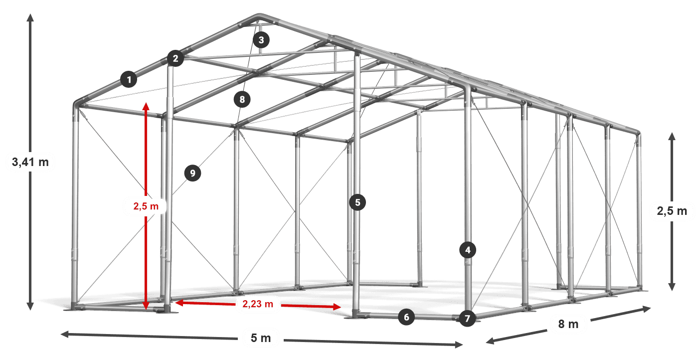WINTER PLUS legenda 2,5-4 m