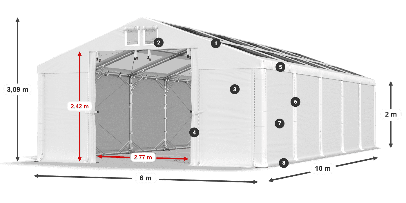 MMST 580 PVC legenda 2m