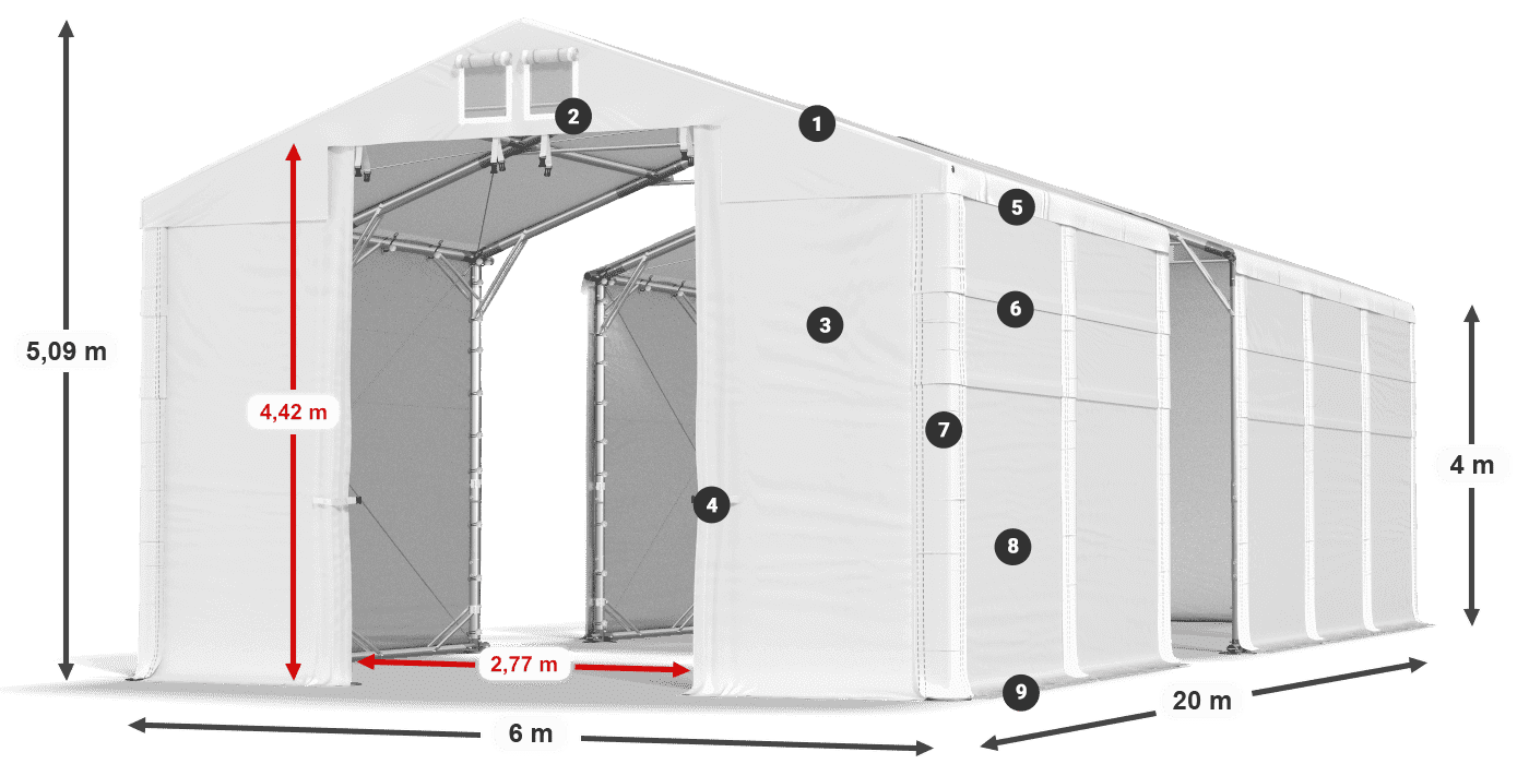 MFR 620 PVC legenda 4 m