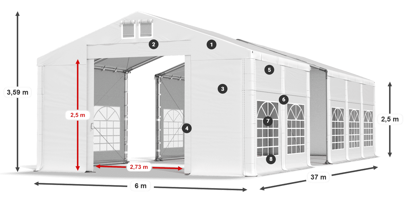 IFR 620 PVC legenda 2,5 m