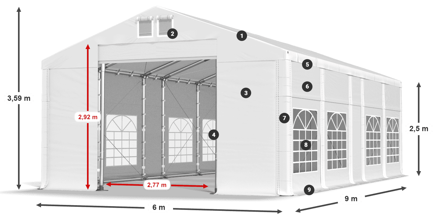 IFR 620 PVC legenda 2,5 m