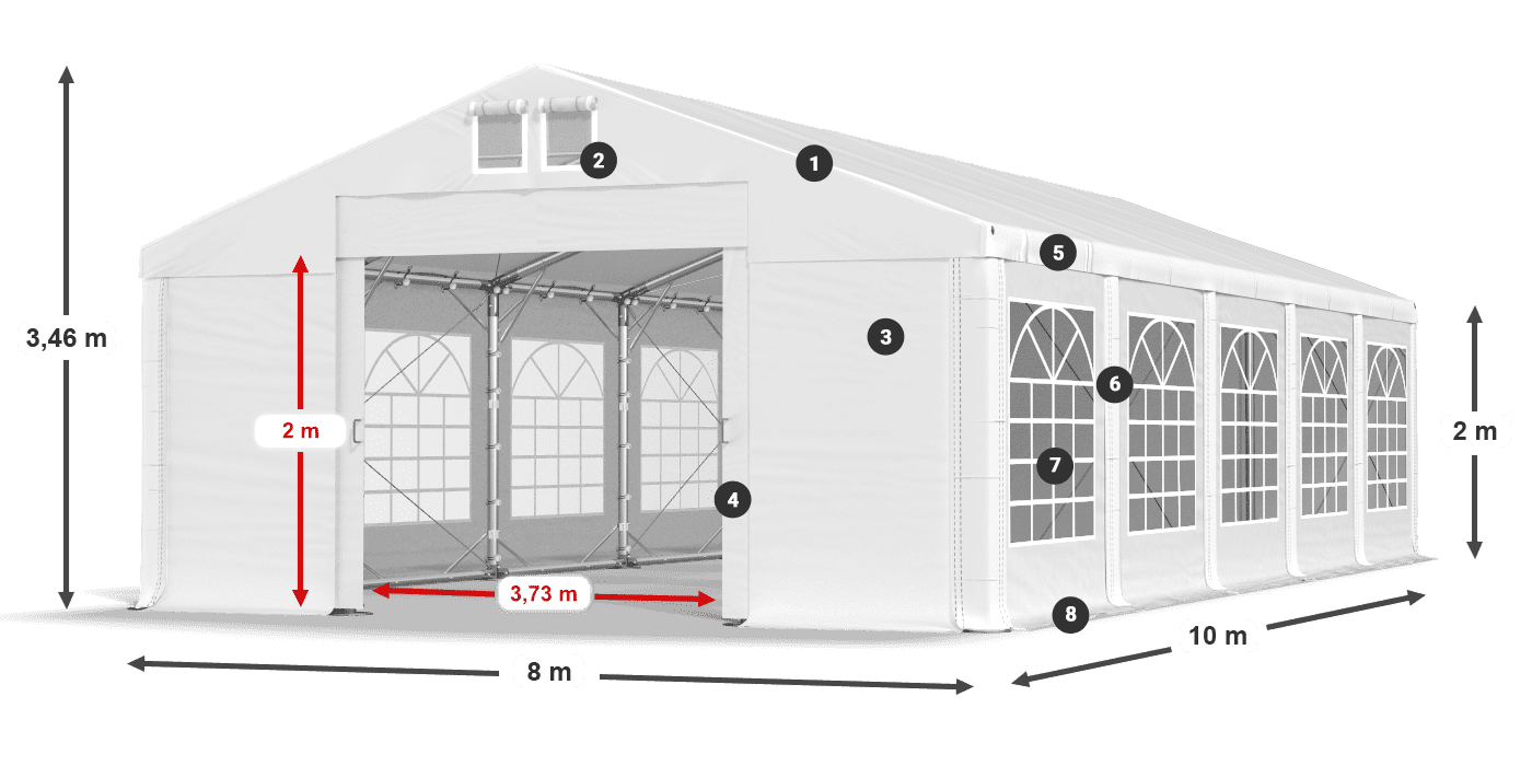 IMS 580 PVC legenda 2m