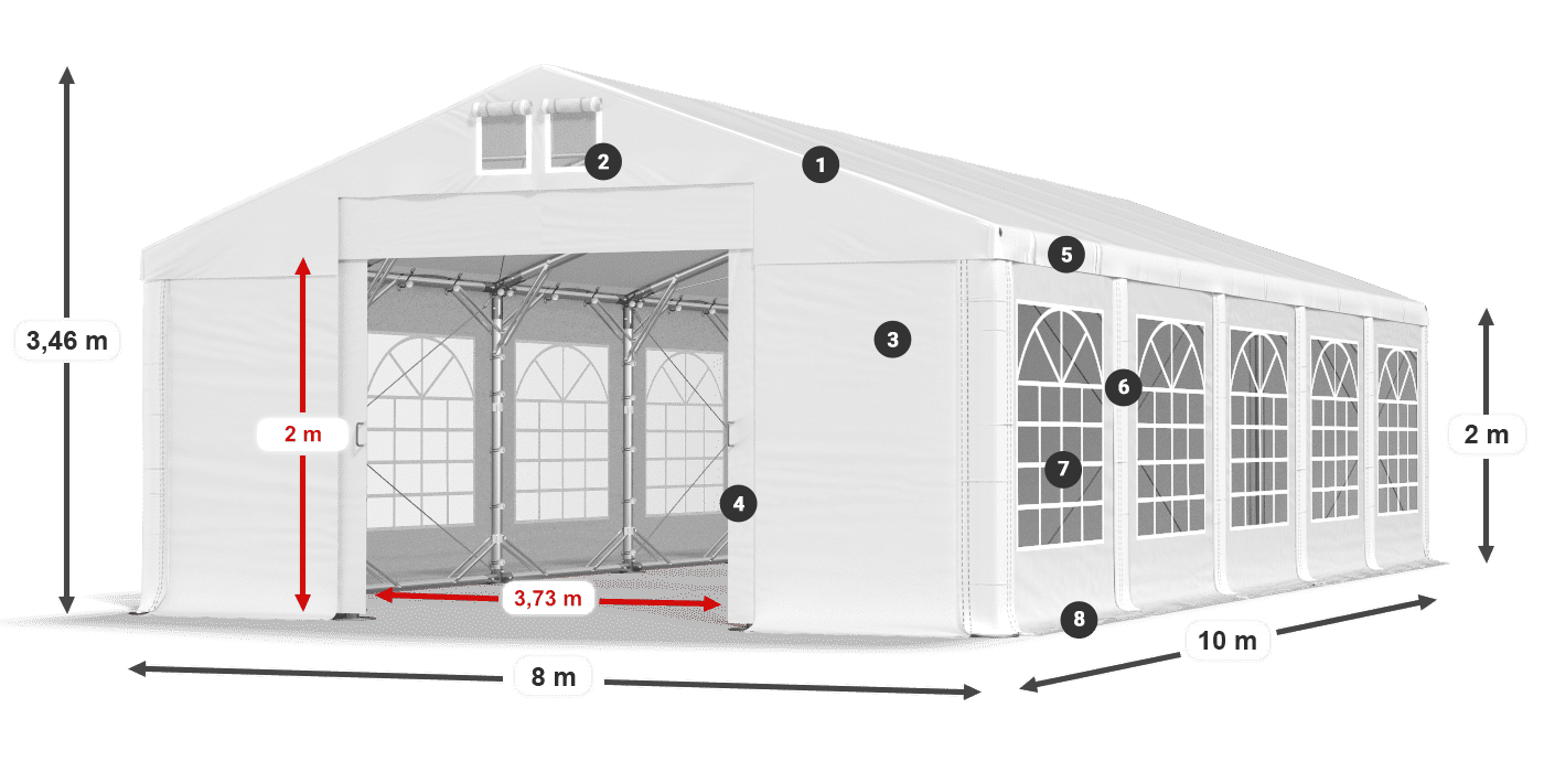 IMS 580 PVC legenda 2m