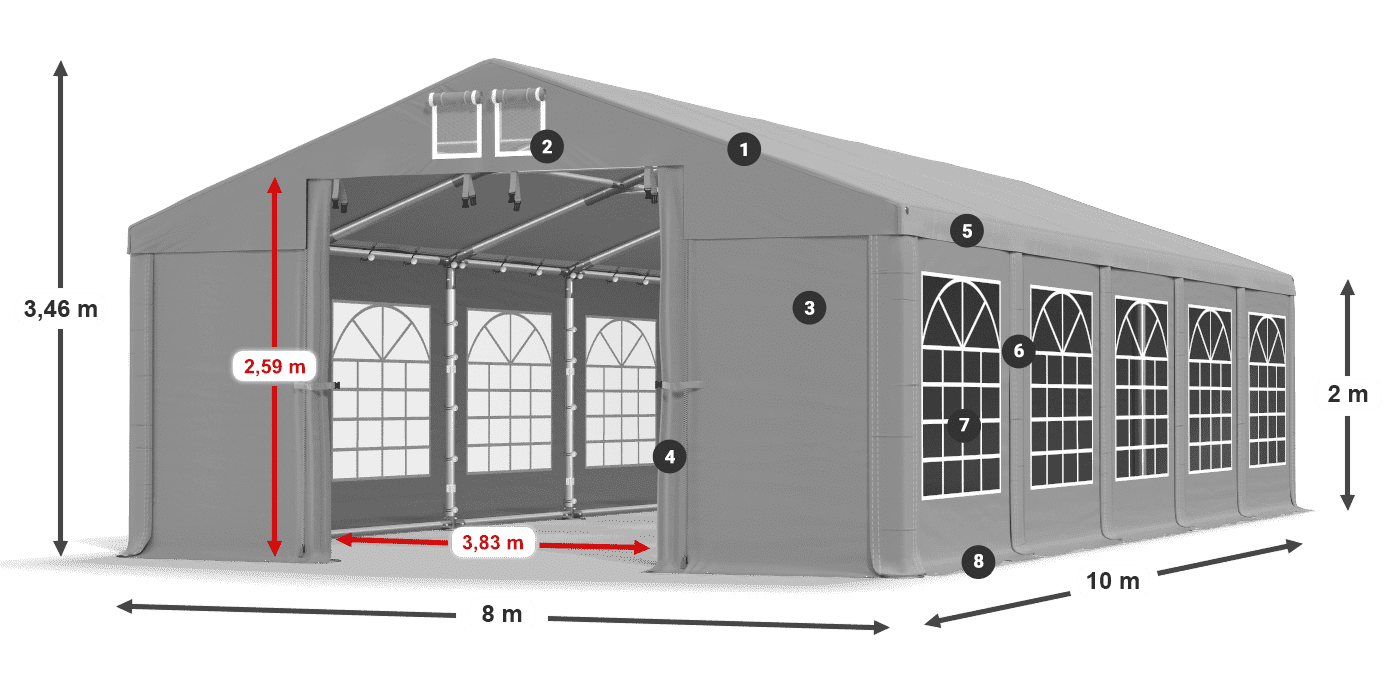 ISD 560 PVC legenda 2m