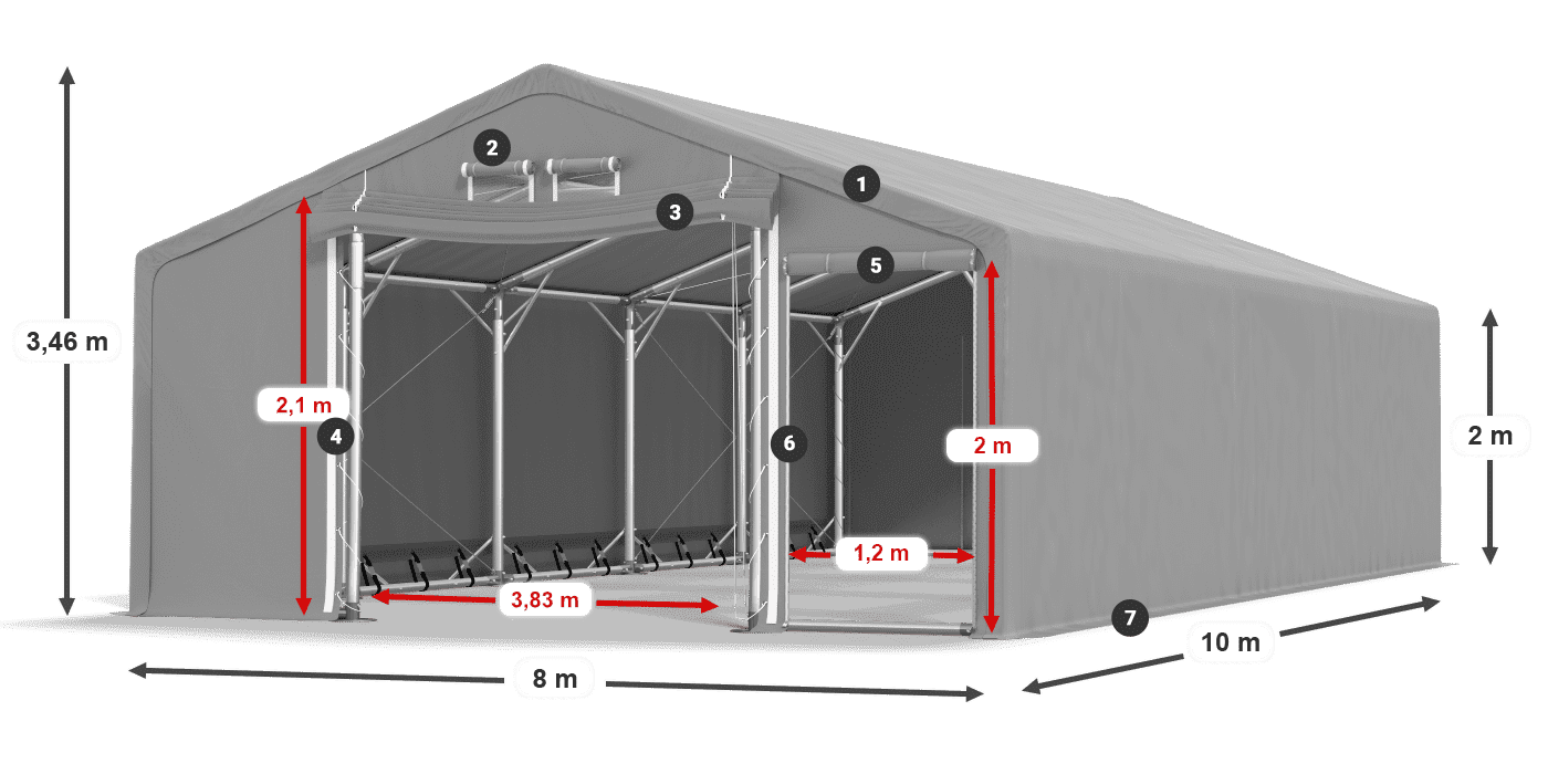 SFR 600 PVC legenda