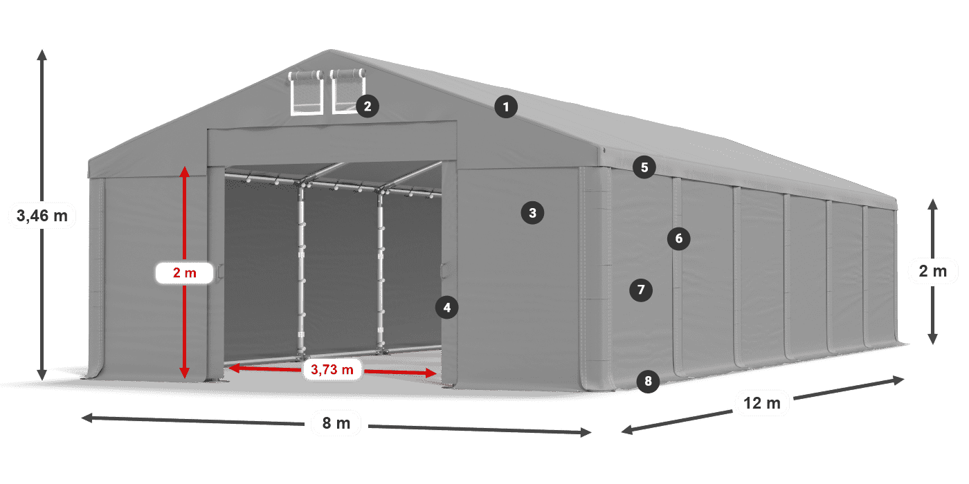 MFR 620 PVC legenda 2m