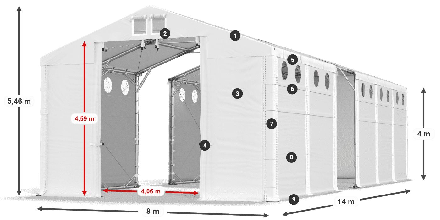 HFRO 750 PVC legenda 4m