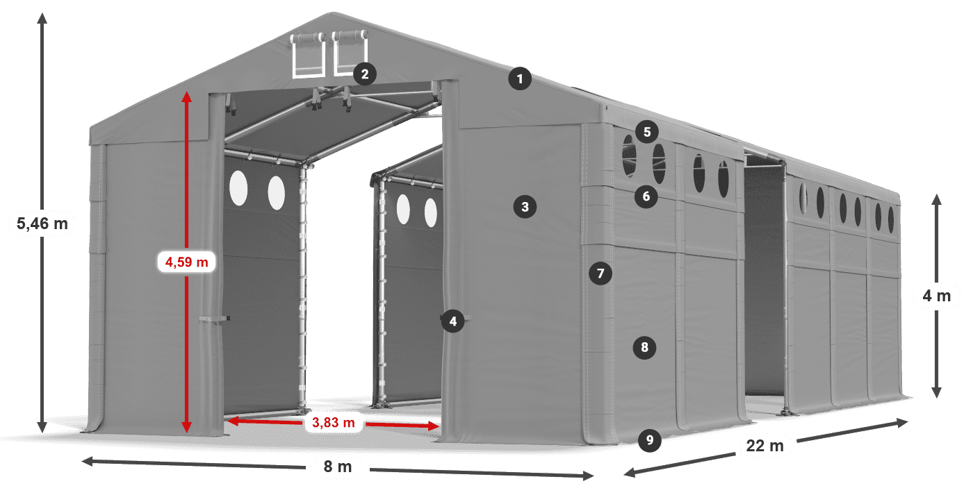 MFRO 620 PVC legenda 4 m