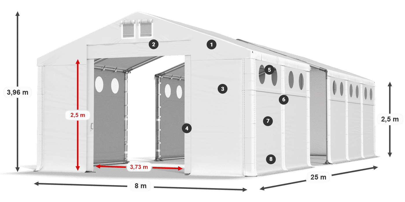 MFRO 620 PVC legenda 2,5 m