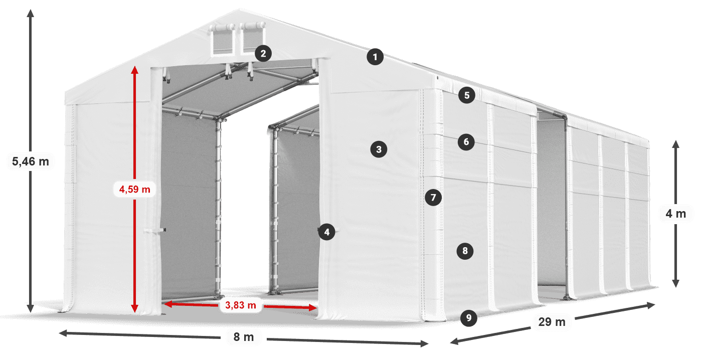 MFR 620 PVC legenda 4 m