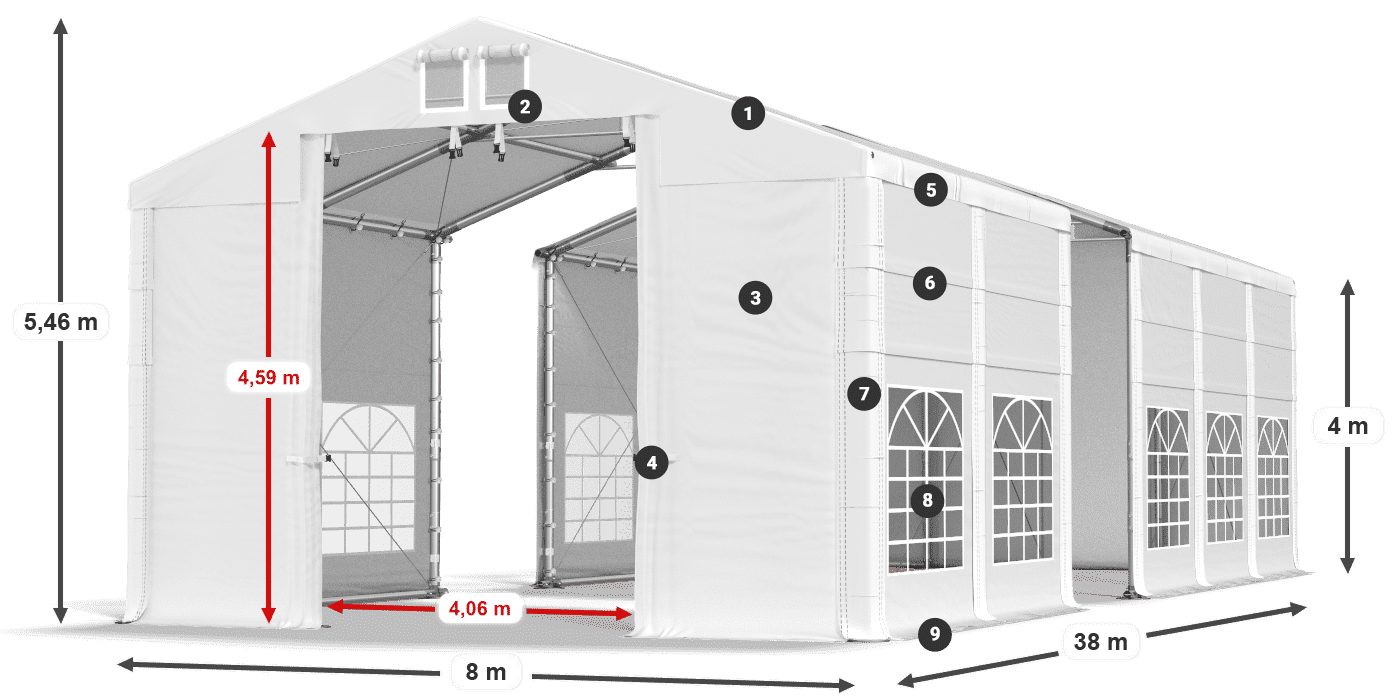 ISD 560 PVC legenda 4 m