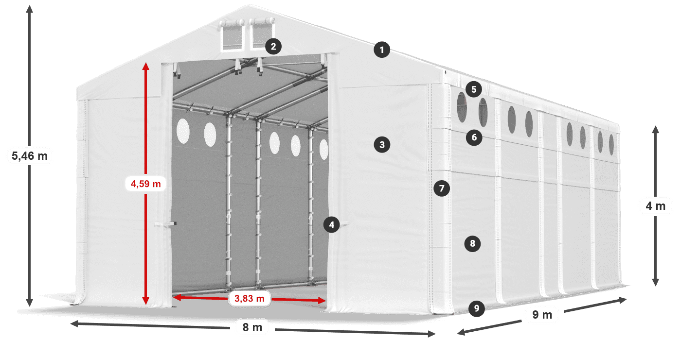 MFRO 620 PVC legenda 4 m